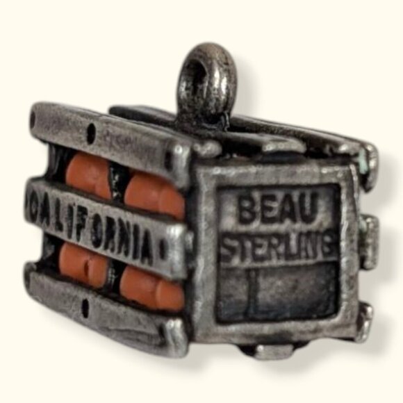 V. Beau Sterling California Oranges Charm - Picture 4 of 5